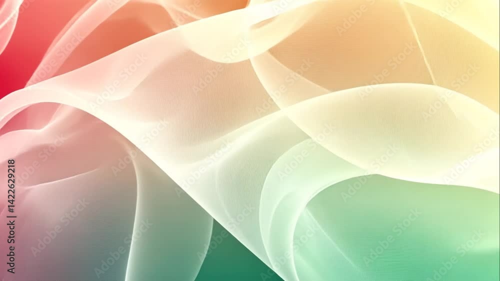 Aufkleber abstract flowing fabric texture gradient background image