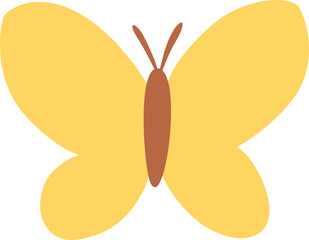 나비 아이콘, 봄 상징, 플랫 나비, 자연 요소, 감성 일러스트, 곤충 그래픽, 귀여운 스타일
