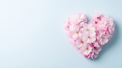 Heart of delicate blossoms
