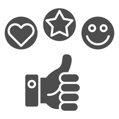 Fototapeta premium Engagement Icon Element For Design