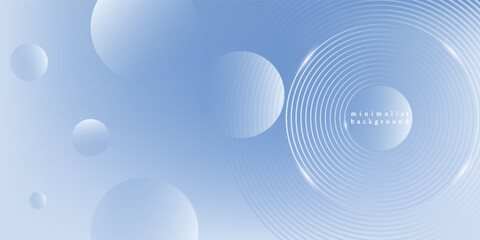 Abstract blue modern background with circle elements. Digital technology concept.