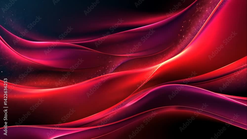 Poster abstract red purple dynamic waves background elegant design texture sparkle