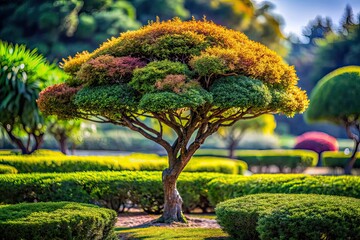 Growing Tree in Park - Documentary Style