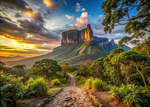 Hiking Trail Tepuy Canaima National Park Venezuela Breathtaking Views