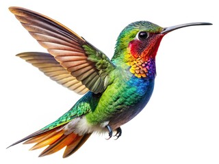 Hummingbird Silhouette, White Background,  Photography, Minimalist Design