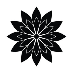 vector illustration of a flower