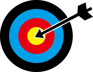 양궁 과녁 벡터