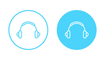 Headphone icon vector. Headvector sign and symbol