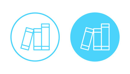 Library icon vector. education sign and symbol