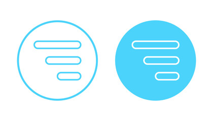 Menu icon vector. web menu sign and symbol. hamburger menu symbol