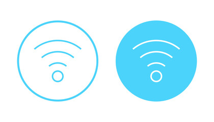 Wifi icon vector. signal sign and symbol. Wireless  icon