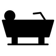 Bathroom Bathtub Tool Line Icon