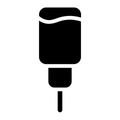 Blood Drip Infusion Line Icon