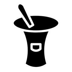 Medicine Mortar Pestle Line Icon