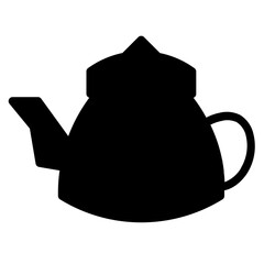 Natural Tea Teapot Line Icon
