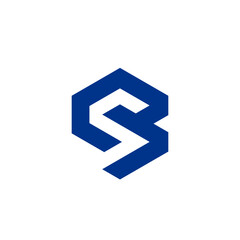corporate SB Logo with Hexagonal Structure