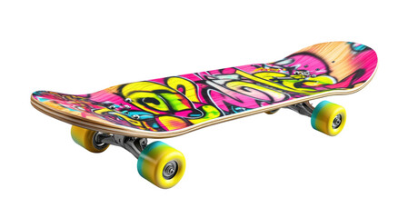 skateboard isolated on white
