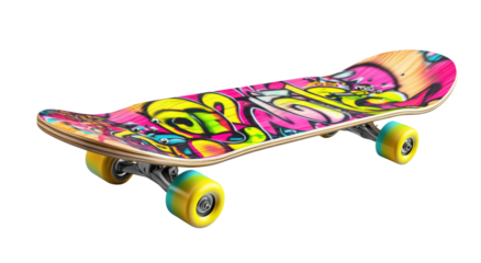 skateboard isolated on white