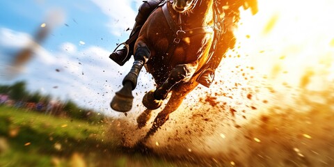 action photo of polo players on horses