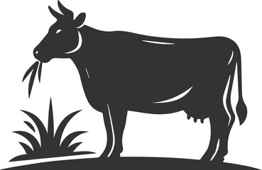 Cow vector silhouette