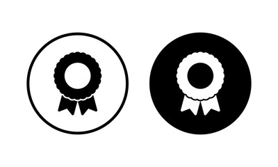 Badge icon vector illustration. Awards icon vector. Achieve sign and symbols. Stamp