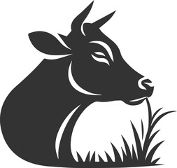 Cow vector silhouette