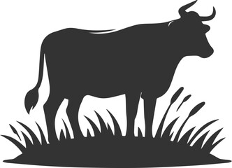 Cow vector silhouette