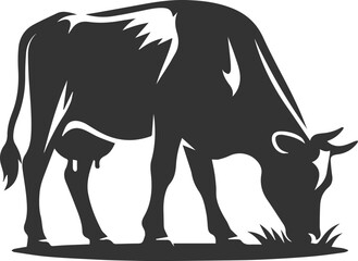 Cow vector silhouette