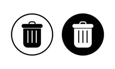 Trash icon vector illustration. trash can icon. delete sign and symbol.