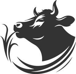 Cow vector silhouette