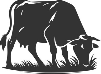 Cow vector silhouette