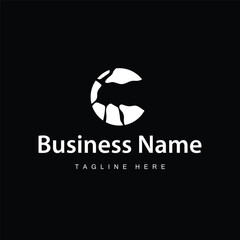 stone logo with balance concept with simple black silhouette illustration of natural stone symbol