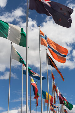Flags of every diplomatic mission, canberra