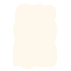 Wavy abstract beige blob shape with soft curves on black background. Ideal for modern templates, minimalist mockups, organic designs, or aesthetic digital frames.