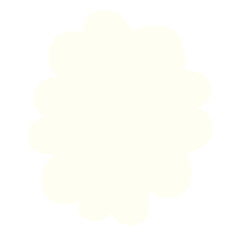 Wavy abstract beige blob shape with soft curves on black background. Ideal for modern templates, minimalist mockups, organic designs, or aesthetic digital frames.