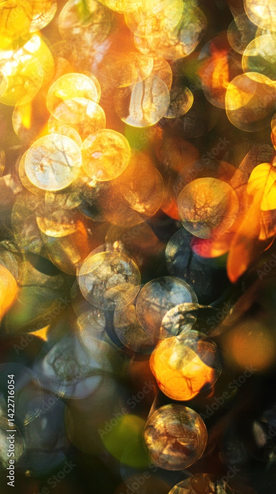Poster a blurry image of coins with a yellowish tint. the image is of a coin collection, but the coins are 