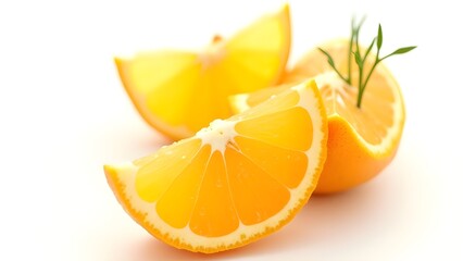 orange on a white background