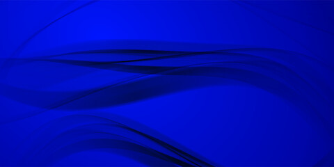 Elegant abstract blue background featuring smooth waves and flowing lines. minimalist and modern design perfect for digital presentations, banners, and web graphics.
