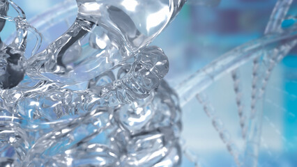 The Stomach for health or medical concept 3d Rendering.