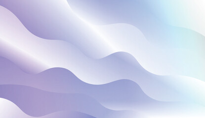 Fototapeta premium Modern Wavy Background. For Template Cell Phone Backgrounds. Vector Illustration with Color Gradient.