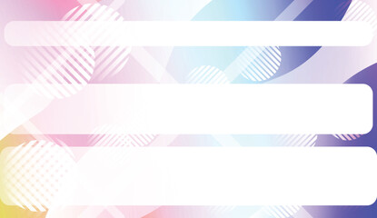 Fototapeta premium Template Background With Wave Geometric Shape, Lines, Circle. For Design, Presentation, Business. Vector Illustration