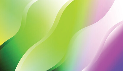 Wave Abstract Background. For Your Design Wallpaper, Presentation, Banner, Flyer, Cover Page, Landing Page. Vector Illustration with Color Gradient.