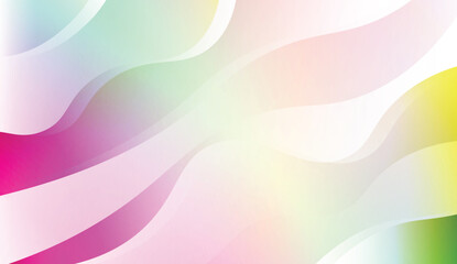 Abstract Wavy Background. For Business Presentation Wallpaper, Flyer, Cover. Vector Illustration with Color Gradient.