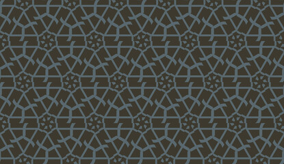 Decorative background with triangles. Curved lines. Vector illustration. Bright background for poster, banner, flyer