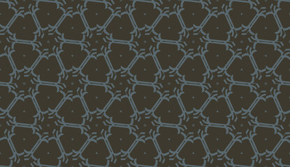 Obraz premium Curved line in triangles style. Vector illustration. For interior wallpaper, smart design, fashion print.