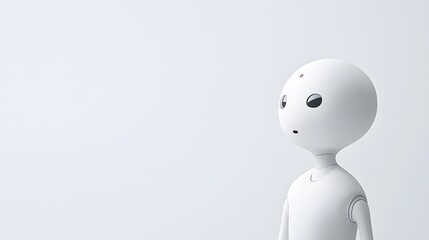 Obraz premium Advanced robotics with open text space