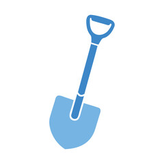 shovel icon - simple flat design