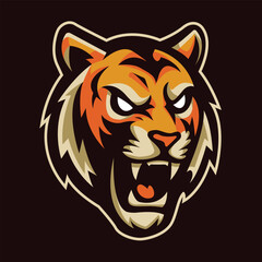 Tiger Mascot Vector Logo