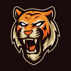 Tiger Mascot Vector Logo