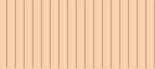 Fototapeta premium Strip line pattern template with shadow effect | Abstract creative modern vector luxury line pattern for texture, decoration, business, cover, card, banner | Elegant design with cream color